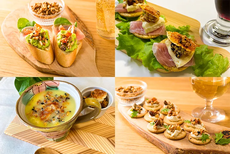 玄米と雑穀のおつまみグラノーラ_フルーツりんご味