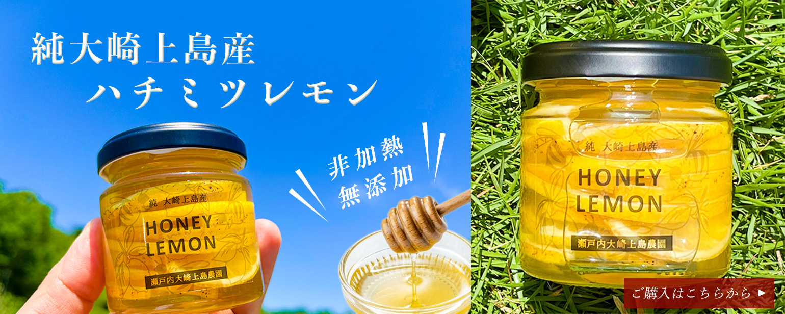 【非加熱！無添加！】純大崎上島産ハチミツレモン